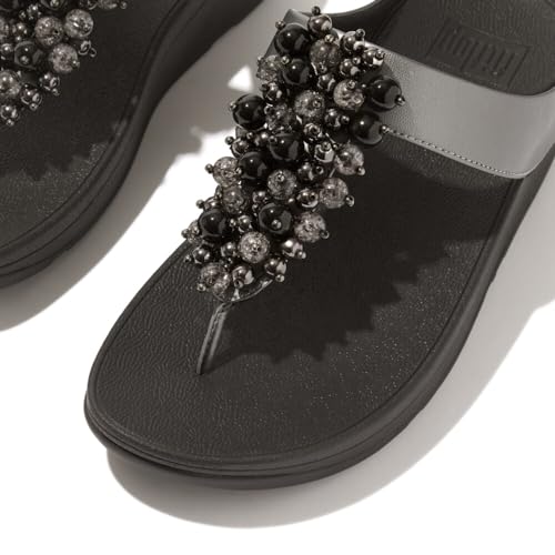 Image of FitFlop Fino Bauble-Bead Toe-Post Sandals