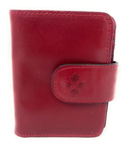 Image of Patricia Nash Leather Iberia Bifold Wallet, Ruby Red