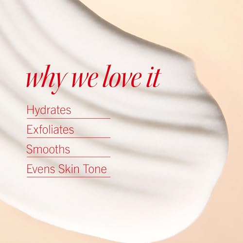 First Aid Beauty KP Smoothing + Brightening Body Lotion, 10% AHA with Lactic Acid, Urea & Colloidal Oatmeal, Exfoliate & Moisturize Keratosis Pilaris Bumps, Peach Scent, 6.7 fl oz - Image 3