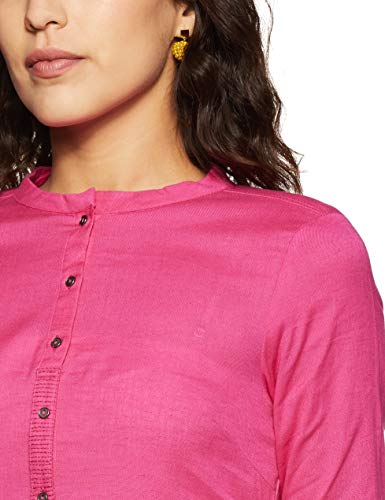 Image of W for Woman Women's Cotton Straight Fit Straight Kurta