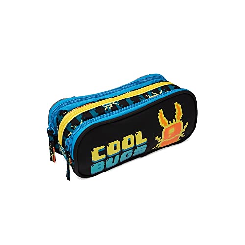 Estojo Triplo Pixel Bugs - Puket