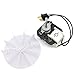 SM550 Universal Bathroom Vent Fan Ventilator Motor, Replacement Electric Motor Kit with Fan 50 CFM For Broan Nutone 65100 C01575