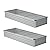 zunatu 10x2x1ft(2 Pack) Galvanized Raised Garden Bed,Outdoor Planter Box Metal Patio Kit Planting Bed for Vegetables Flowers and Succulents,Silver