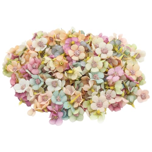 Garneck-50pcs-Fake-Flower-Heads-for-Crafts-Artificial-Silk-Flowers-Head-Spring-Summer-Flower-Head-Mini-Silk-Flowers-for-Home-Wedding-Decoration-Mixed-Color Garneck 50pcs Fake Flower Heads for Crafts Artificial Silk Flowers Head Spring Summer Flower Head Mini Silk Flowers for Home Wedding Decoration Mixed Color