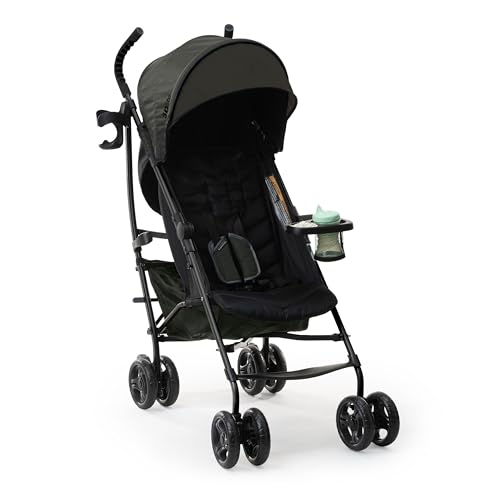 Summer Infant Ingenuity 3Dlite Convenience Stroller, Green–Lightweight Stroller with Aluminum Frame, Large Seat Area, 4 Position Recline, Extra Large Storage Basket–Infant Stroller for Travel & More
