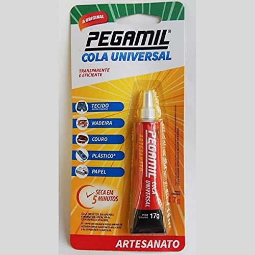 Cola Universal Pegamil 17g - Cola Para Artesanato 1 Unidade