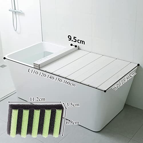 Bandeja de la bañera impermeable plegable para disfrutar de un spa 7
