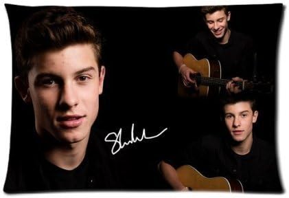 Famous Canadian Singer Star Shawn Mendes Custom Home Decorative Pillowcase Cover Standard Size 20*30 Inch Two Sides XZ-99