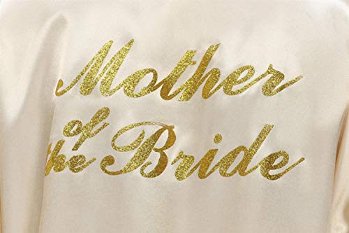 Image of Giova Women Bridal Robe for Bride and Bridesmaid Getting Ready Wedding Party Bathrobe
