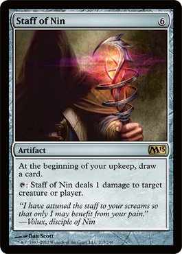 Magic the Gathering - Staff of Nin (217) - Magic 2013