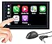 Produktbild CREASONO Autoradio iPhone: 2-DIN-Autoradio mit Freisprechfunktion, Apple CarPlay, 17,1-cm-Display (Autoradio USB)