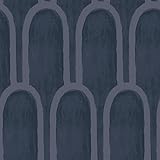 Tempaper x She She Queen Emma Blue Removable Peel and Stick Wallpaper, 20.5 in X 16.5 ft, Made in The USA, Bogen