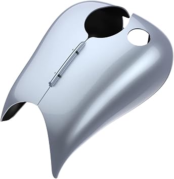 Atlas Silver Metallic Harley Gas Tank Covers Stretched Fuel Tank Cover For Harley Street Glide/Road Glide/Road King Special 2021 2022 2023