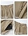 JMIERR Mens Summer Baggy Dress Shorts 2026 Pleated Button Office Fashion Work Business Shorts with Pockets, M, Khaki