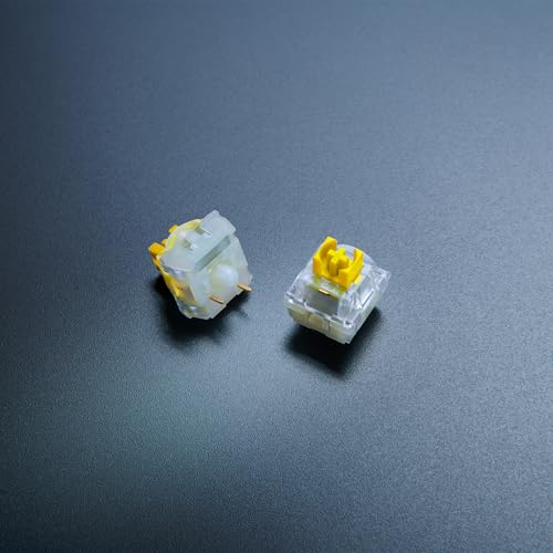 Pacchetto di interruttori meccanici - Interruttore tattile giallo (Ottimizzato per il gioco, Durata di 100 milioni di tasti, Connettori versatili a 3 pin) - Tastiera gaming - Immagine 13