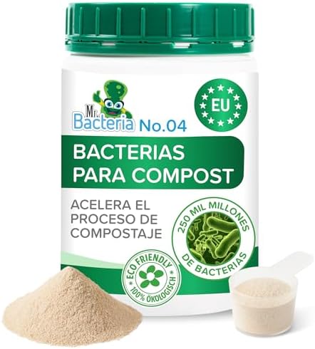 Mr. Bacteria No. 4. Limpiador Bio-enzimático para su Compost, Ace...