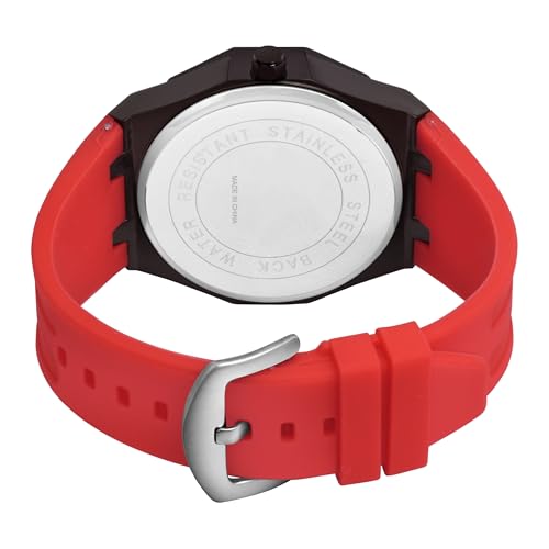 Image of ON TIME OCTUS Spinning Car Wheels Gyro Men's Sport Watch| 360 Rotating Car Wheel Dial Watch for Men | 3D Rim Hub Sports Design | Quartz Analog Wristwatch with Soft Silicone Strap