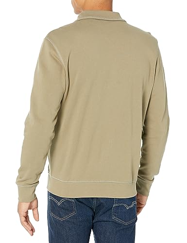 BOSS Men's Square Patch Logo Zip Up French Terry Sweatshirt2