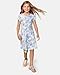 The Children's Place,Short Sleeve Fashion Dress,Clear Sky,Small (5/6)