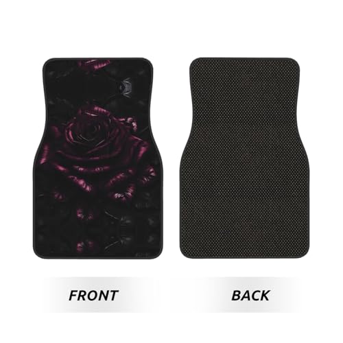 Tapis de sol voiture rose gothique pour masquer l'usure et protéger les sols de SUV