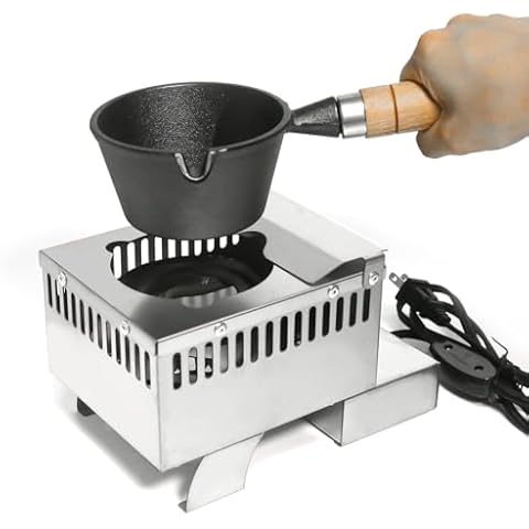 Lead Melting Pot Electric for Fishing Mold Kit,3Qts 6 Lbs Rapid Heating Lead Melting Pot,Metal Melting Pot High Security,Melting Pot Lead High Volume (3qts) Cover