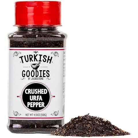 Turkish Urfa Pepper Flakes (ISOT) - Gourmet, Smoky, and Mildly Spicy Flavor - Ideal for Seasoning Meats, Vegetables, and Sauces - Handpicked and Sun-Dried - Perfect for Chefs and Home Cooks Cover