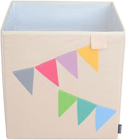 Toy Storage Box Bin Organizer Collapsible, Banners- 100%