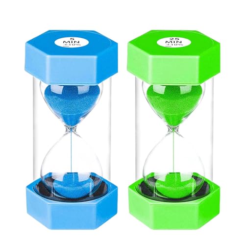 5-Minute Pink Sand Timer for Kids & Games