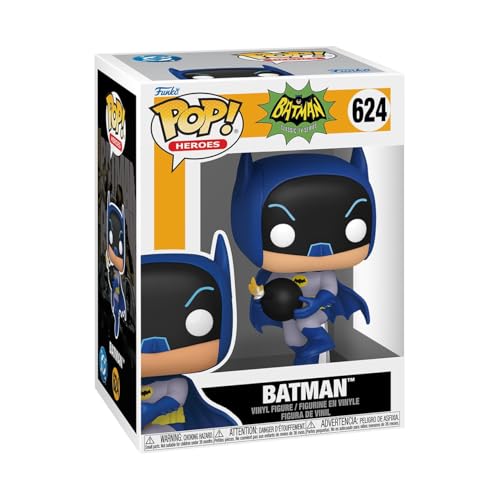 Funko POP! Heroes: Batman - 1966 - Batman with Bomb - Figura in vinile da collezione - Idea regalo - Prodotto ufficiale - Giocattoli per bambini e adulti - Modello di figura per collezionisti