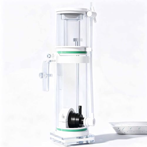 MRJYK Aquarium Surface Skimmer, Protein Skimmers for Saltwater Aquariums, Gear Adjustment, Knob Air Valve, Suitable Water Capacity 2l-20l/5l-40l/15l-90l Optional, for Film Oil and 2L