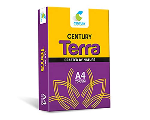 Century Terra Plain A4 Printer Pape, 75 GSM - 2 Ream