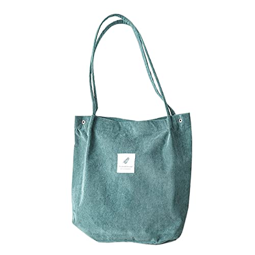OKUGAIYA Sac à dos pour femme en velours côtelé, grande capacité, sac à bandoulière, sac à main, sac à bandoulière, sac à provisions avec poche intérieure Cover