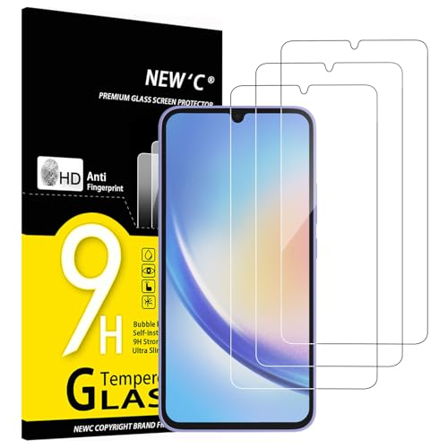 NEW'C 3 KXtB Samsung Galaxy A34 5G ɑΉ KXtیtB ȂAϋv9HdxACAȂ