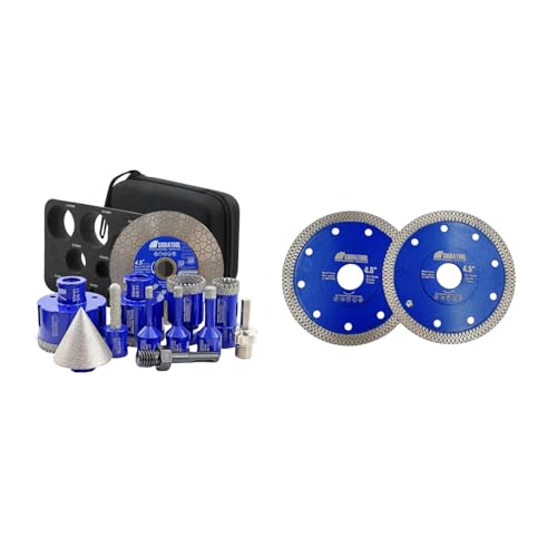 Kit de brocas de diamante para perforar cerámica y mármol miniatura 1