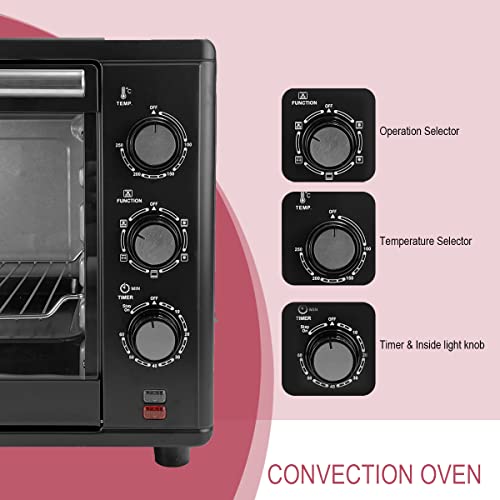 IBELL-EO400G-Electric-Oven-Premium-Toaster-2000-Watt-Grill-OTG-with-Convection-Motorized-Rotisserie-5-Heating-Modes-Illuminated-Chamber-Black-40-L