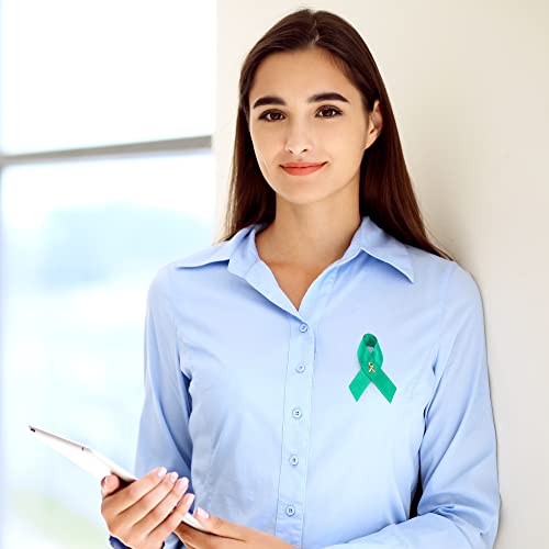 Image of 1 /2 /5 /10 /25 /50 /100pcs Satin Awareness Ribbon Pins (Pick your color), for Cancer & Disease Awareness, Bulk Quantities for Fundraising, Events, Gift Giving