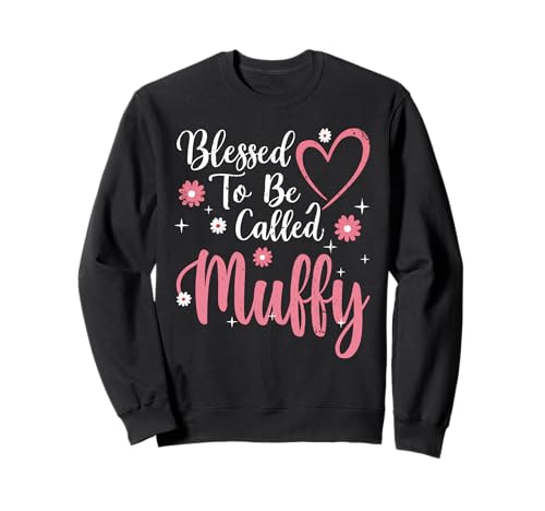 Blessed To Be Called Muffy Flower Heart Cute Mother's Day �g���[�i�[