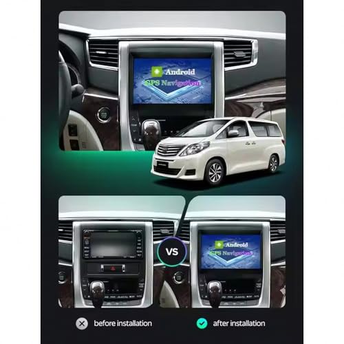 Navegación GPS para Toyota Alphard 2008-2014 con Android Auto y pantalla de 32GB 2