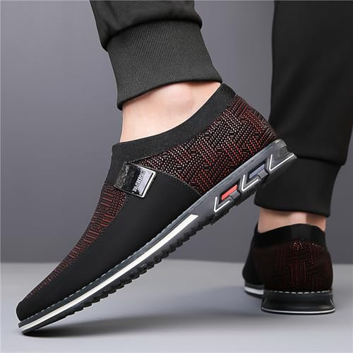 Image of Veslesth Men Casual Shoes Sneakers Loafers Comfort Walking Shoes Fashion Driving Shoes Luxury Leather Shoes for Male Business Work Office Dress Outdoor