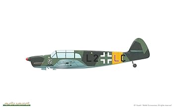 エデュアルド1/32 メッサーシュミットBf109 ドイツ戦闘機プラモデル完成品 WWII ドイツ空軍 メッサーシュミット Bf-109 G-6 第52戦闘航空団