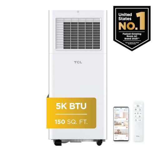 TCL 5,100 BTU Smart Portable Air Conditioner with Remote Control - image 2