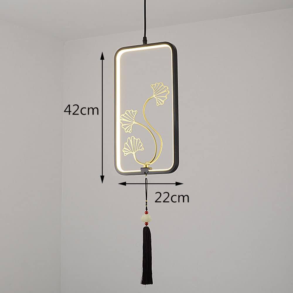 chandelier, Przemysłowe aluminiowe wisiorki LED Light, wiszące urządzenie sufitowe wiejskie, regulowana wisząca wysokość żyrandola oświetlenia do jadalni sypialnia salon 24 W 3000K (D) chandelier