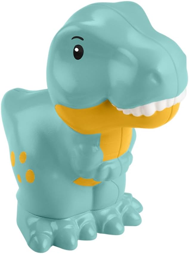 Fisher-Price Replacement Part Little People Dinosaur Village Playset HYH69 - Includes Blue and Yellow T-Rex Figure