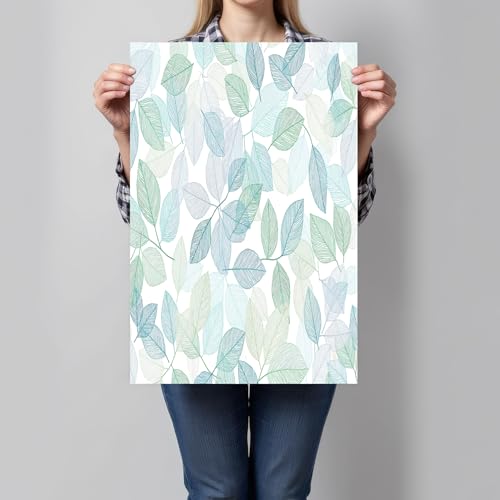 Tableau bleu clair 60x90 cm impression toile pour salon