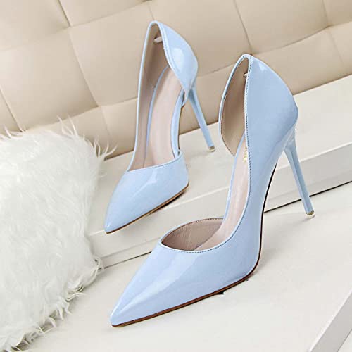 JOEupin Women's High Heels Closed Toe Stiletto Pointed Toe D'Orsay Sexy Dress Wedding Party Pumps Shoes2