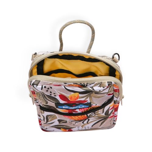 KAVU Essential Case Zip Crossbody Wallet with Rope Strap, Tropifloral3