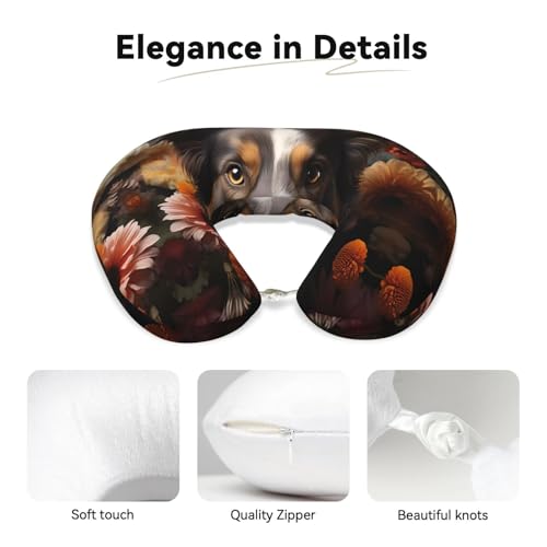 Almohada de Viaje Memory Foam U Suave y Lavable miniatura 3