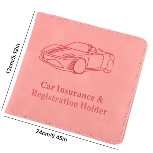 Carpeta simulada para documentos rosa miniatura 5