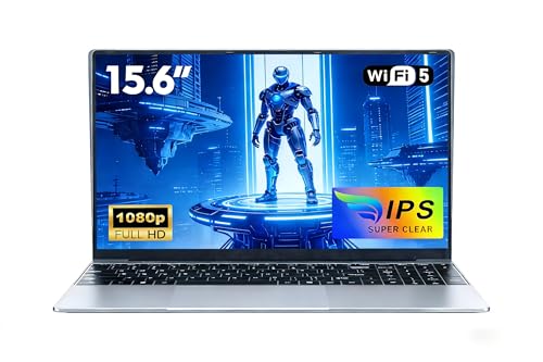 CHIFUYOU 16 GB RAM 256 GB SSD 2026 Ordenador portátil 15,6 Pulgadas M3-6Y30 (0,9 a 2,2 GHz),pc portátil,FHD 1920 x 1080P,5000 mAh/38,5 WH,Tarjeta TF cámara Web Panel táctil,Estudiante/Profesional