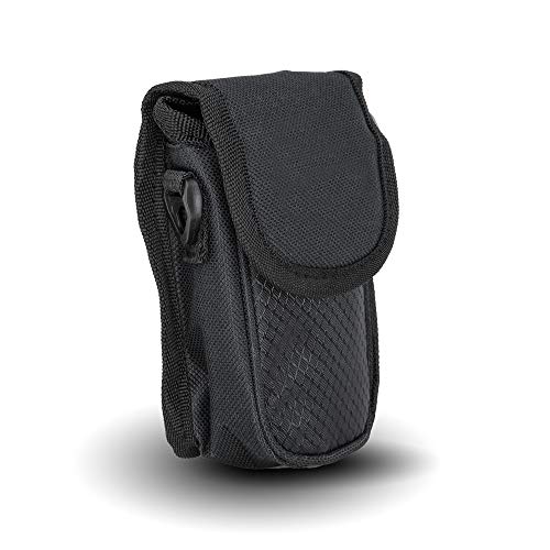 Photography Padded Camera Point And Shoot Equipment Gadget Bag Case (Black) Compatible With Nikon, Canon, Sony, Pentax, Olympus Panasonic, Fijifilm, Samsung & Many More (Small Pouch) #TOP2